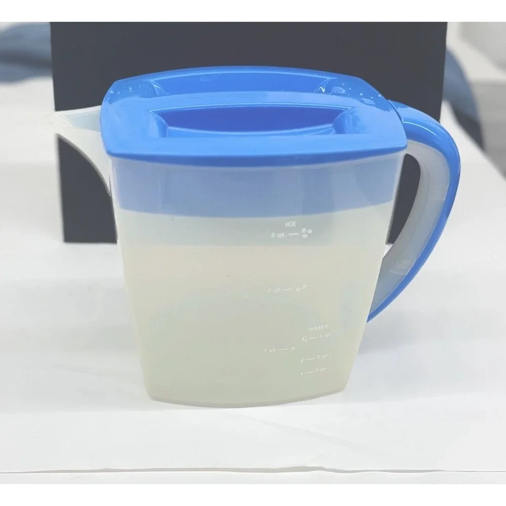 Mr Coffee Iced Tea Maker 3 Quart Replacement BLUE Rectangular Pitcher Only TM75